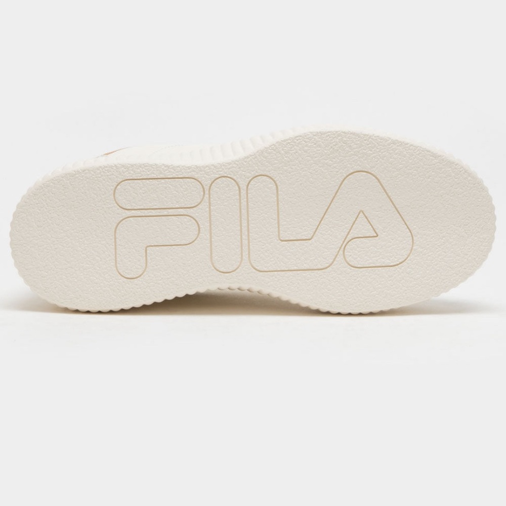 FILA Tan and White Platform Fila Sneakers Size 7 USED I ONES - Picture 4 of 5